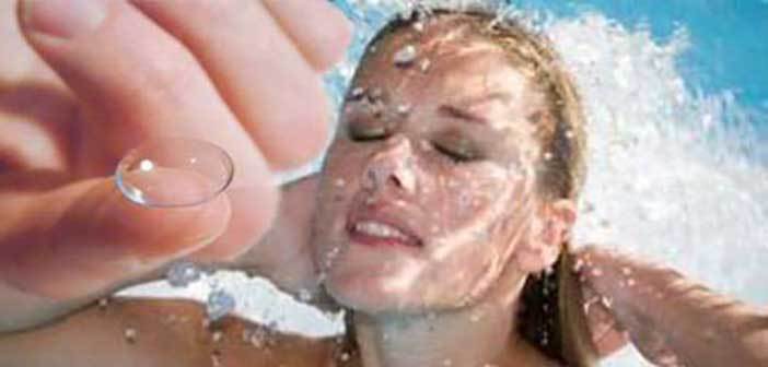 Μπορεί να χρησιμοποιηθεί το νερό ως διάλυμα φακών επαφής;