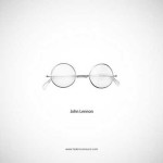 John Lennon διάσημα γυαλιά