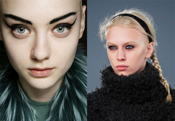 Έντονο μολύβι ματιών και Eyeliner